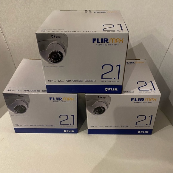 FLIR MPX Outdoor Camera C133ED 2.1MP 1080P HD Fixed Dome 3.6mm F2.0 Lens - Picture 6 of 6